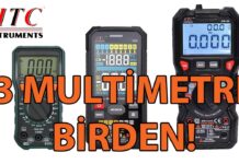3 MULTİMETRE BİRDEN! | KUTU AÇILIŞI | HTC INSTRUMENTS 830L+, 15S ve DM-98